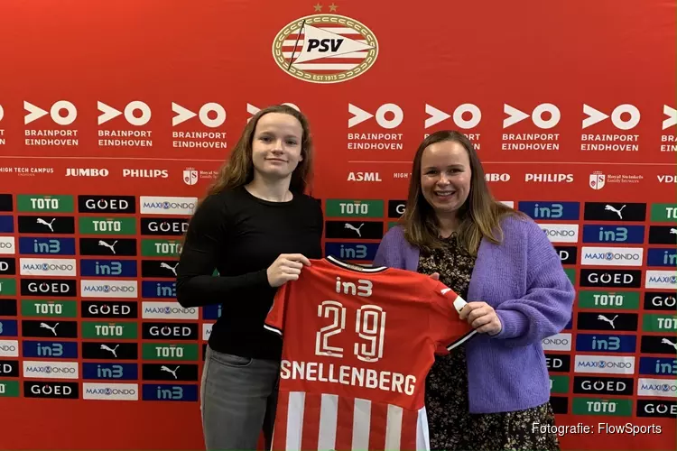 Maxime Snellenberg tekent bij PSV Vrouwen