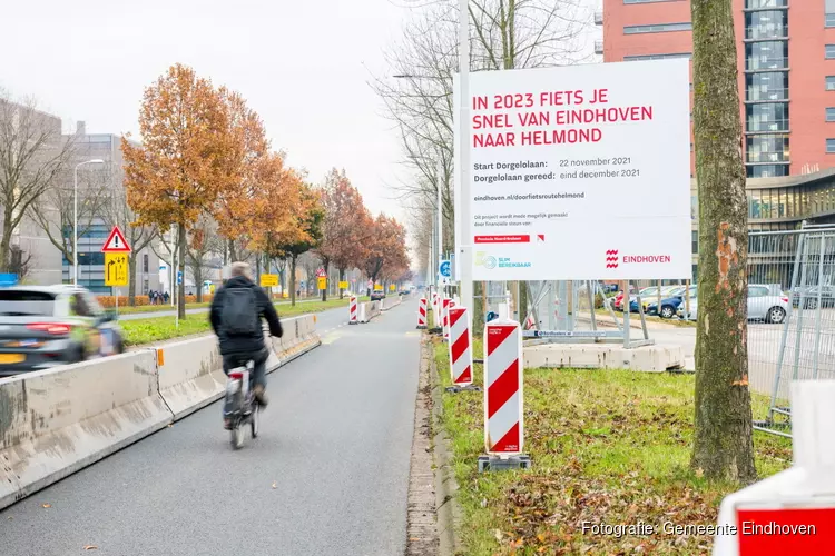 Aanleg Eindhovense deel doorfietsroute Eindhoven - Helmond van start