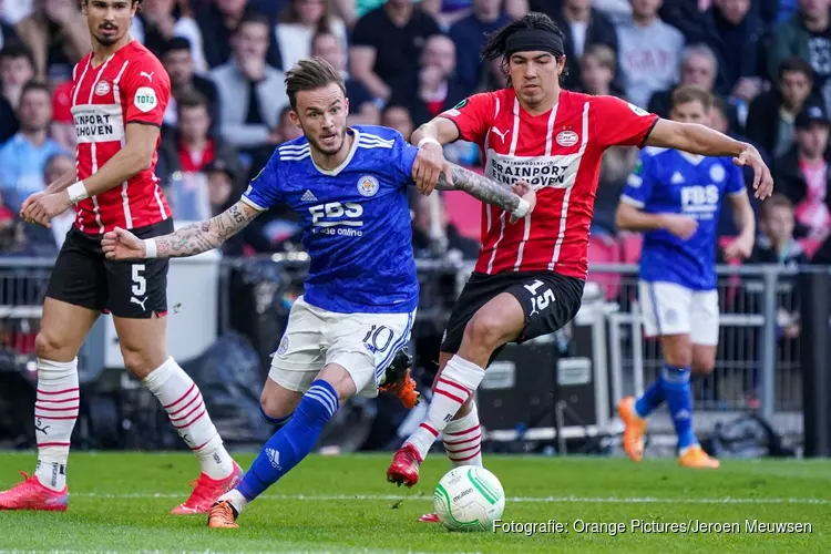 PSV na rust geklopt door Leicester City