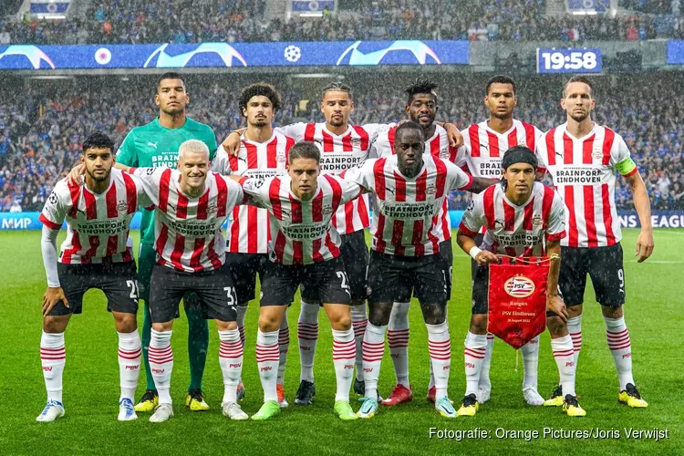 PSV speelt gelijk bij Glasgow Rangers