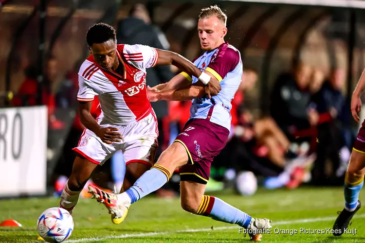 Vroege goal nekt Jong Ajax tegen Helmond Sport