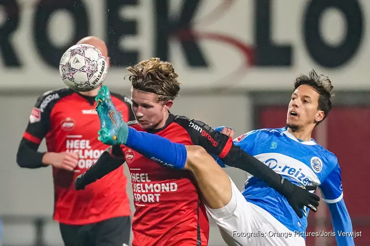 Helmond Sport toch nog met positief gevoel de feestdagen in na zege op FC Den Bosch